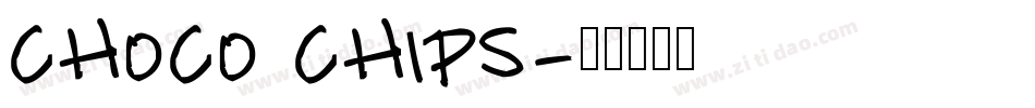 CHOCO CHIPS字体转换